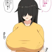 甘えてくる目隠れ巨乳妹