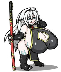 ロリ超乳魔女①：普段着