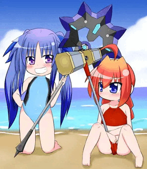 夏のレヴィとヴィータちゃん