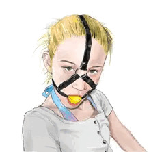 ボールギャグ少女