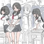 落書き漫画　見せてくれる女の子2
