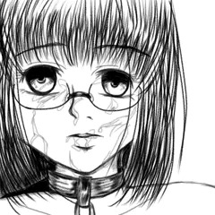 眼鏡っ娘に顔射