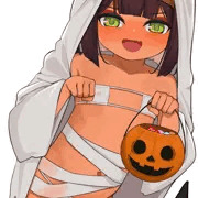 可愛いハロウィンのおばけがやってきた！