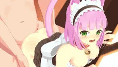 猫耳メイドちゃん立ちバック