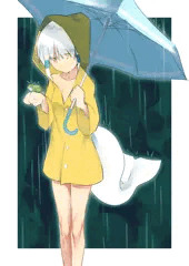 うちのこ in the rain