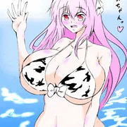 牛柄ビキニさとちゃん
