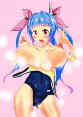 イクちゃんのおっぱいの裏の匂い