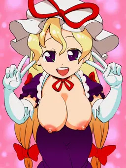 紫がゆらゆらするGIF