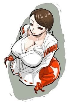 おっぱい巫女