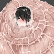 なめくじの交尾に巻き込まれる女の子