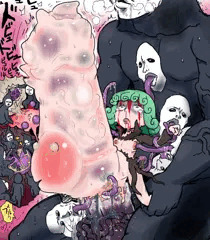 黒いアレに卵巣を侵略されるヒーロー