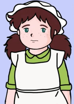 ちいさなメイドのおんなのこ