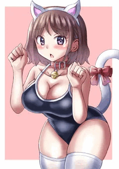 スク水と猫耳と女の子③