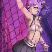 Anzu on fence