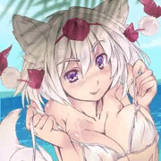 ほんのり日焼け跡椛（ゝω・）v-☆