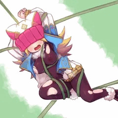 ツタに絡まったスズランちゃん