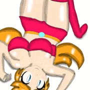 寝そべり薄着モナ