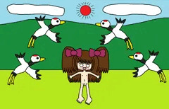 タンチョウヅルと一緒に