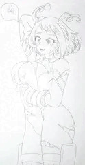 激しい闘いの合間にもやはり髪を気にするねじれちゃん。