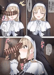 告解室でフェラ　シスタークレア