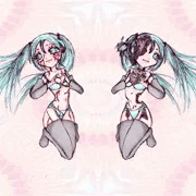 刻みミクとメカバレミク