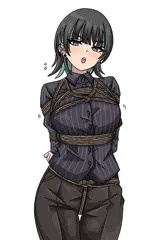 ウルフカット女子の緊縛