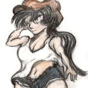 シャドウラン 殺の過去絵色塗り。