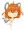 ＰＰテープ（ひも）を着た橙ちゃん