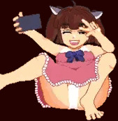 きりたん自撮り