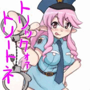 お菓子を出さないと逮捕するネ