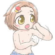 腋をおむすび