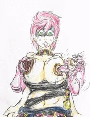乳首ヲ柔ラカクシマシタ
