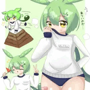 体操服なもんちゃんなのだ