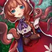しょくしゅにつかまったあかずきんちゃん