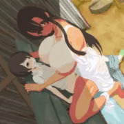 お天気雨で雨宿り