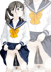 たくし上げ＋放尿＋ナプキン