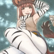 生まれたてのオカピ(フレンズ的に)