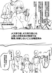 同性妊娠実験の為に作られた被験体の鬱百合