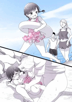 家族で海水浴！