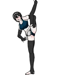 開脚メイド