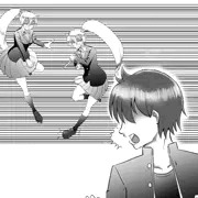 過去絵（暴力表現注意）暗殺者姉妹襲撃＋返り討ち