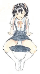 吊スカート少女