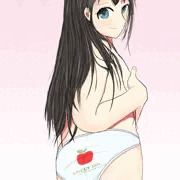 りんご柄パンツJS