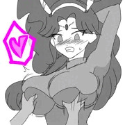 MOZのスラットさん乳揉み落書き