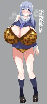 【Skeb】勇〇ちひ〇ちゃん(18)のデカブラ母乳♡♡