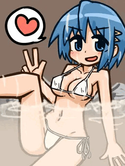 さやかちゃん白濁温泉