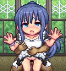 ポニテエプロンやちよさん立ちバック