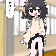 挨拶されるとスカートめくる催眠