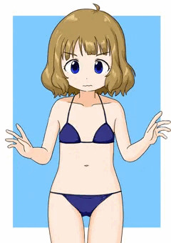 ローリング△さんかくビキニ(psd配布)