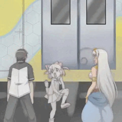 巳列車が来たわ…